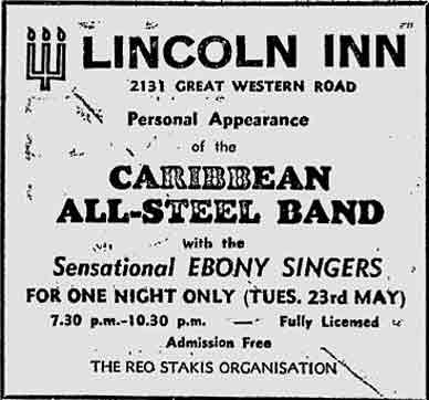 Lincoln Inn advert 1978